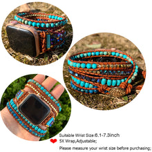 Load image into Gallery viewer, Natural Stone Apple Watch Bracelet Band
