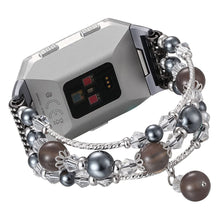 Cargue la imagen en el visor de la galería, Elastic Beads Bracelet for Fitbit Watch
