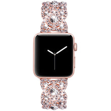 Cargue la imagen en el visor de la galería, Diamond Metal Wristband Strap for Apple Watch

