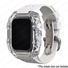 Load image into Gallery viewer, Transparent Case &amp; Silicone Strap for Apple Watch
