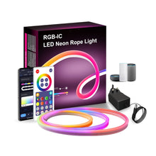 Cargue la imagen en el visor de la galería, Smart WiFi RGB LED Neon Music Sync Strip Lights
