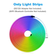 Cargue la imagen en el visor de la galería, RGB Neon LED Strip Compatible with WiFi Bluetooth APP Control
