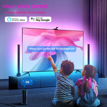Cargue la imagen en el visor de la galería, Smart TV Backlight Music Light Bar With Wifi Camera Voice Control
