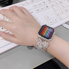 Cargue la imagen en el visor de la galería, Diamond Metal Wristband Strap for Apple Watch
