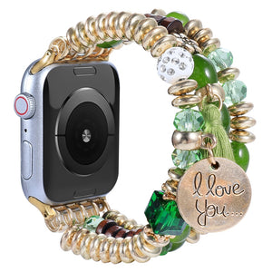 Women's Beaded Bracelet for Apple Watch