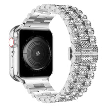 Cargue la imagen en el visor de la galería, Women&#39;s Diamond Case and Strap For Apple Watch
