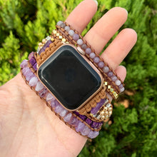 Cargue la imagen en el visor de la galería, Natural Stone Apple Watch Bracelet Band
