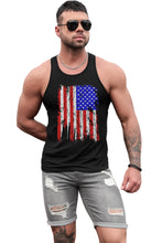 Load image into Gallery viewer, America Flag Cactus Print Slim-fit Men&#39;s Tank Top
