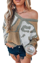 Load image into Gallery viewer, Animal Color Blocking Sweater - www.novixan.com
