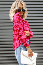 Load image into Gallery viewer, Ruffled Floral Print Blouse
