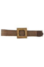 Load image into Gallery viewer, Square Straw Buckle Belt - www.novixan.com
