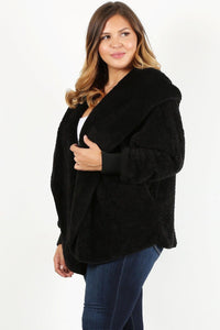 Faux Fur Jacket Plus Size - www.novixan.com