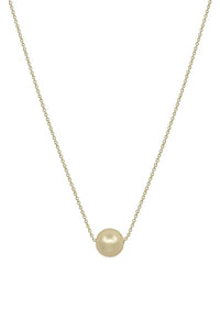 Metal Chain Pearl Pendant Necklace - www.novixan.com