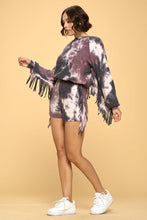Load image into Gallery viewer, Tie Die Print Top And Shorts Set - www.novixan.com
