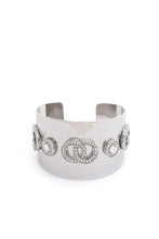 Load image into Gallery viewer, Circle Link Crystal Cuff Bracelet - www.novixan.com
