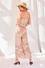 Load image into Gallery viewer, Top With Tier Ruffle Waist Elastic Bottom Lace Trim Jumpsuit
