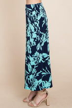 Cargue la imagen en el visor de la galería, Floral Printed Maxi Skirt With Elastic Waistband - www.novixan.com
