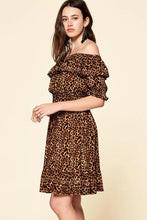 Load image into Gallery viewer, Leopard Printed Woven Dress - www.novixan.com
