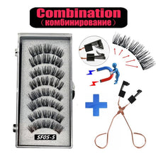 Load image into Gallery viewer, Magnet Eyelashes 3D Kit with Twisters - www.novixan.com
