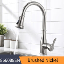 Load image into Gallery viewer, Single Handle Kitchen Swivel Faucets with Water Mixer Tap - www.novixan.com
