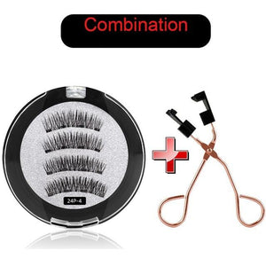 Magnetic Reusable Eyelashes with Magnetic Tweezers - www.novixan.com