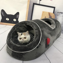 Cargue la imagen en el visor de la galería, Cozy Warm Cats Cave Bed

