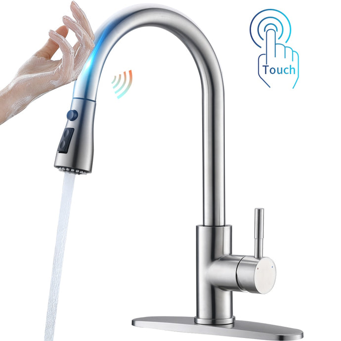Smart Touch Kitchen Sink Faucets - www.novixan.com