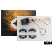 Load image into Gallery viewer, Magnetic Reusable Eyelashes with Tweezers - www.novixan.com
