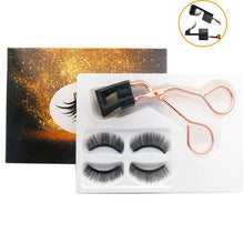 Cargue la imagen en el visor de la galería, Magnetic Reusable Eyelashes with Tweezers - www.novixan.com
