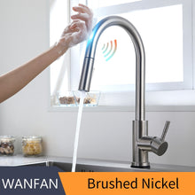 Load image into Gallery viewer, Stainless Steel Smart Kitchen Faucets with Mixed Touch Control Sink Tap - www.novixan.com

