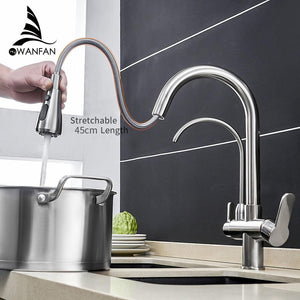 Kitchen Faucets with Water Filter Tap - www.novixan.com