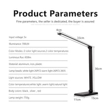 Load image into Gallery viewer, LED 5 Color Touch USB Desk Lamp - www.novixan.com
