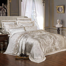 Load image into Gallery viewer, Luxury Satin Duvet Cover 4/6 Pcs Bedding Set - www.novixan.com
