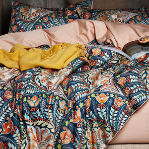 Egyptian Silky Soft Duvet Bedding Set 4/6 Pcs - www.novixan.com