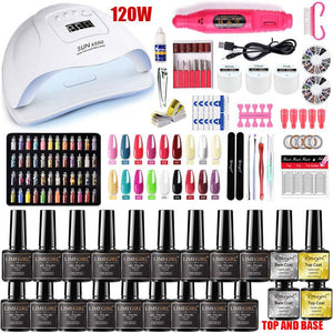 Manicure Set for Nail Extensions With Gel Nail Polish Set - www.novixan.com