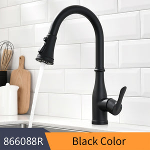 Single Handle Kitchen Swivel Faucets with Water Mixer Tap - www.novixan.com