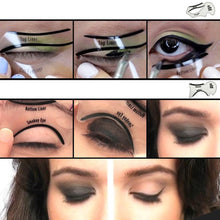 Cargue la imagen en el visor de la galería, Cat Smokey Eyeliner Stencil For Arrow Eye Shadow Tool Set - www.novixan.com
