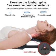 Cargue la imagen en el visor de la galería, Adjustable Multi-level Back Massager Spine Support - www.novixan.com
