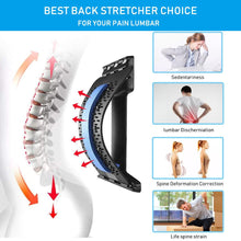 Cargue la imagen en el visor de la galería, Adjustable Multi-level Back Massager Spine Support - www.novixan.com
