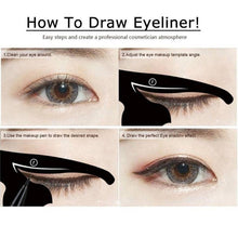 Cargue la imagen en el visor de la galería, Cat Line Eyeliner Stencils Makeup Tool - www.novixan.com
