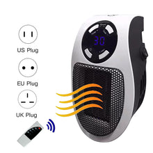 Load image into Gallery viewer, Silent Mini Electric Heater with Remote Control
