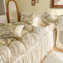 Cargue la imagen en el visor de la galería, Vintage Cotton Duvet Cover Bedding Set - www.novixan.com
