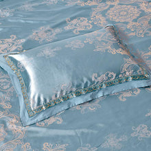 Cargue la imagen en el visor de la galería, Luxury Satin Duvet Cover 4/6 Pcs Bedding Set - www.novixan.com
