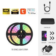 Cargue la imagen en el visor de la galería, HDMI TV Sync Tira LED Compatible Alexa Google Home Music Sync
