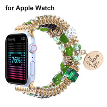 Cargue la imagen en el visor de la galería, Women&#39;s Beaded Bracelet for Apple Watch
