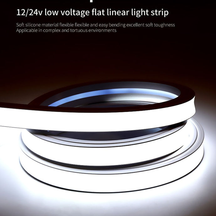 Flexible Waterproof Silicone 12/24v LED Light Strip