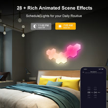 Load image into Gallery viewer, Smart RGBIC Light Board Hexagonal Lamp with Voice Control
