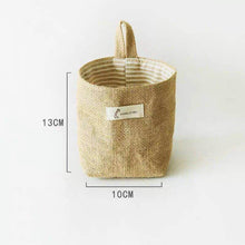 Cargue la imagen en el visor de la galería, Cotton Linen Hanging Storage Basket - www.novixan.com
