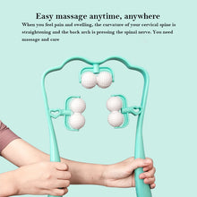 Load image into Gallery viewer, Hand Roller Pressure Point Therapy Neck Massager
