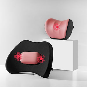 Car Seat Vibration Lumbar Headrest Massager